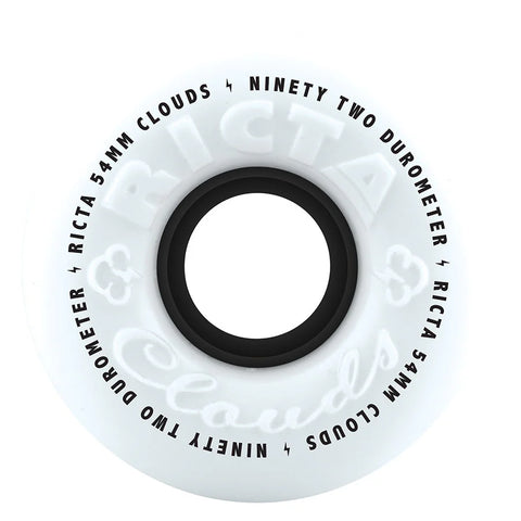 Clouds Black 92a Ricta Skateboard Wheels