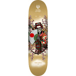 Powell Peralta Pro Yosozumi Samurai Gold FLIGHT® Skateboard Deck - Shape 243 K20 - 8.25 x 31.95