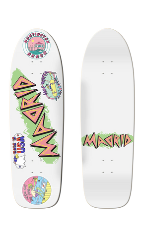 MADRID TURBO 33" STICKER BOMB DECK ONLY ds