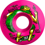 BONES WHEELS OG Formula Skateboard Wheels NEONderthal 53mm V4 Wide 100A 4pk Pink