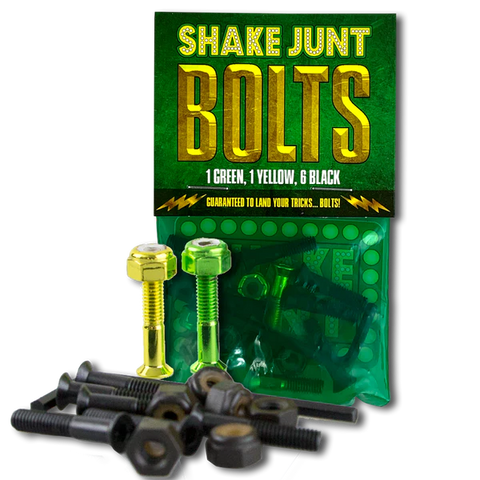 Shake Junt Hardware BAG O' BOLTS 1 GREEN, 1 YELLOW