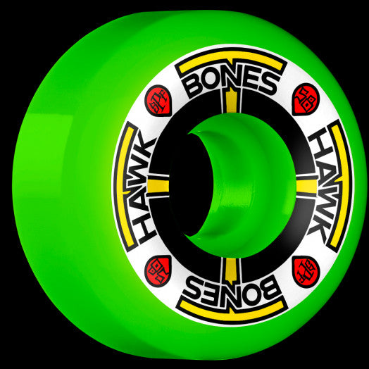 BONES WHEELS PRO SPF SKATEBOARD WHEELS HAWK T-BONE II 58MM P5