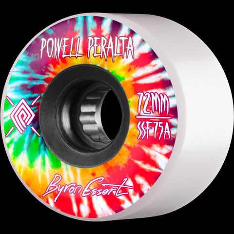 Powell Peralta Byron Essert Skateboard Wheels 72mm 75A 4pk White